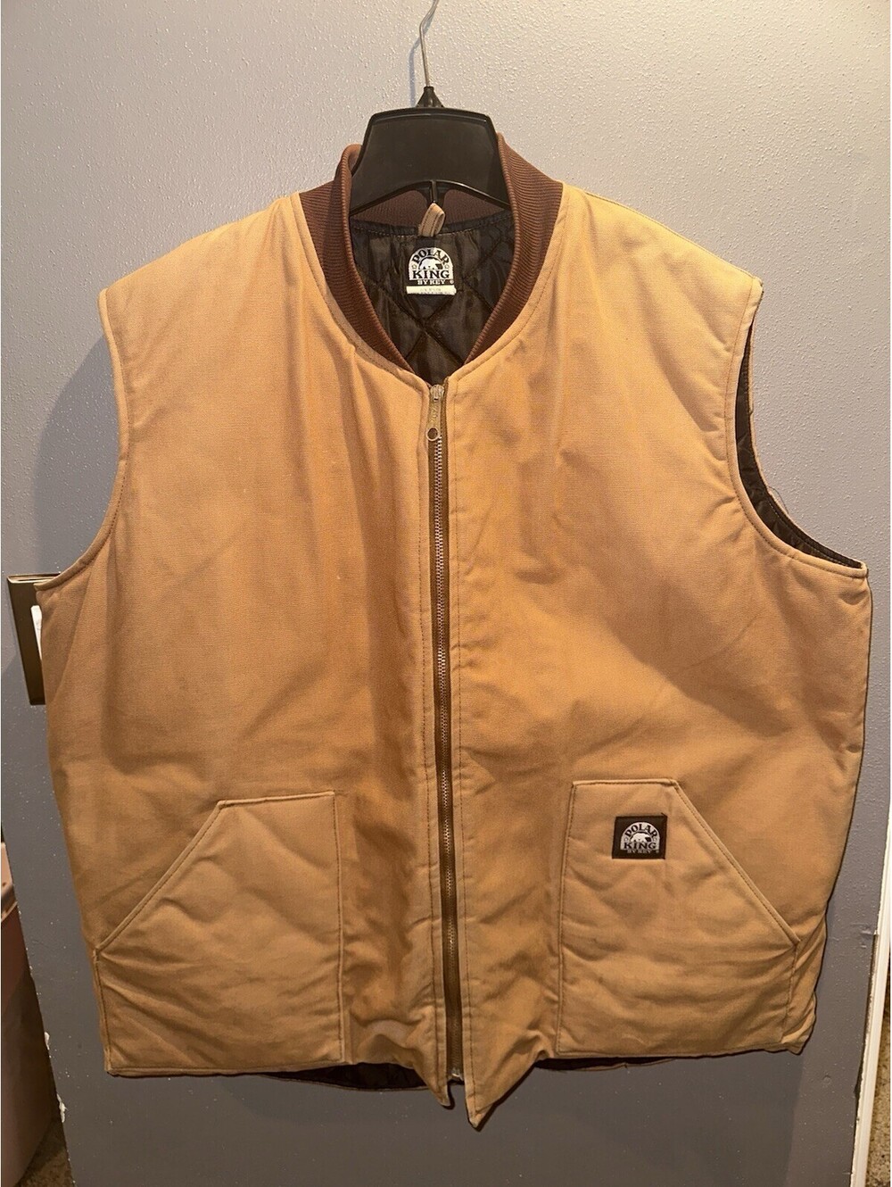 Polar King By Key Workwear Vest Tan 2XL Outdoor